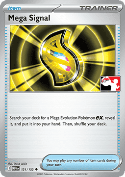 Mega Signal - Play! Pokémon Prize Pack Series Eight (Prize Pack Series) [PPS8-MEG 121]