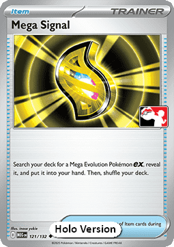 Mega Signal - Play! Pokémon Prize Pack Series Eight (Prize Pack Series) [PPS8-MEG 121]