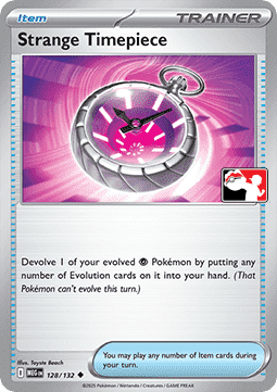 Strange Timepiece - Play! Pokémon Prize Pack Series Eight (Prize Pack Series) [PPS8-MEG 128]