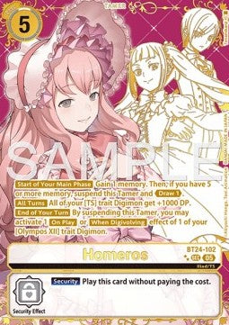 Homeros (BT24-102) (V.3) - Time Stranger (Alternative Art) [BT-24-102]