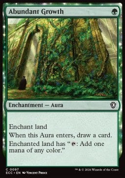 Abundant Growth - Commander: Lorwyn Eclipsed (Common) [ECC-97]