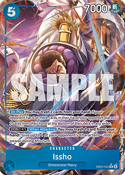 Issho (EB04-022) (V.2) - The Azure Sea's Seven (Alternate Art) [OP14-EB04-022]
