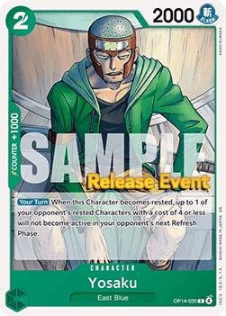 Yosaku (OP14-035) - Promos: The Azure Sea's Seven (Common) [OP14P-035]