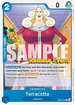 Terracotta (EB04-024) - Promos: The Azure Sea's Seven (Common) [OP14P-EB04-024]