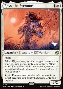 Rhys, the Evermore - Lorwyn Eclipsed: Promos (Rare) [PECL-32]