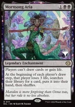 Mornsong Aria - Lorwyn Eclipsed: Promos (Rare) [PECL-111]