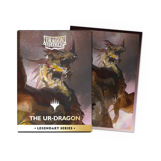 100 Dragon Shield Sleeves - Matte Dual Landfall Series "The Ur-Dragon" - Magic the Gathering Products