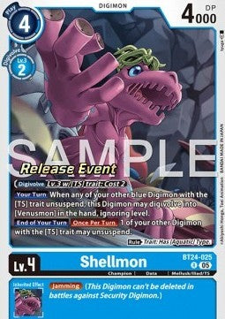 Shellmon (BT24-025) - Promos: Time Stranger (Alternative Art) [BT-24P-BT24-025]