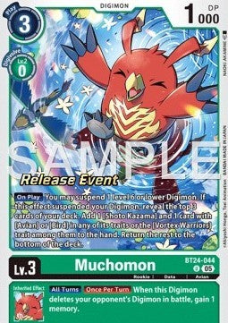 Muchomon (BT24-044) (V.2) - Promos: Time Stranger (Alternative Art) [BT-24P-BT24-044]