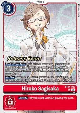 Hiroko Sagisaka (BT24-083) - Promos: Time Stranger (Alternative Art) [BT-24P-BT24-083]