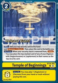 Temple of Beginnings (BT24-093) - Promos: Time Stranger (Alternative Art) [BT-24P-BT24-093]