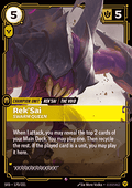 Rek'Sai, Swarm Queen (V.1 - Rare) - Spiritforged (Rare) [SFD-170]