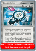 Team Galactic's Invention G-101 Energy Gain