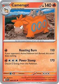 Camerupt - Ascended Heroes (Uncommon) [ASC-028]