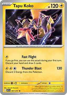 Tapu Koko - Ascended Heroes (Rare) [ASC-067]