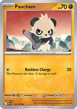 Pancham - Ascended Heroes (Common) [ASC-115]