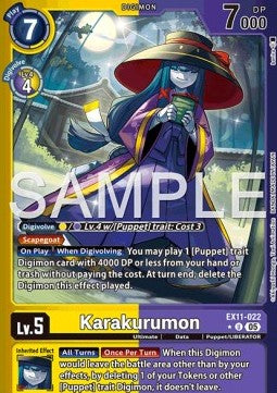 Karakurumon (EX11-022) (V.2) - Dawn of Liberator (Alternative Art) [EX-11-022]