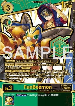 FunBeemon (EX11-025) (V.2) - Dawn of Liberator (Alternative Art) [EX-11-025]