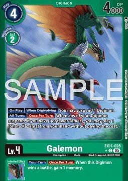 Galemon (EX11-028) (V.2) - Dawn of Liberator (Alternative Art) [EX-11-028]
