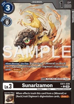 Sunarizamon (EX11-038) (V.2) - Dawn of Liberator (Alternative Art) [EX-11-038]