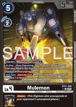 Mulemon (EX11-040) (V.2) - Dawn of Liberator (Alternative Art) [EX-11-040]