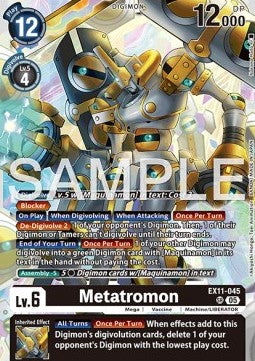 Metatromon (EX11-045) (V.1) - Dawn of Liberator (Super Rare) [EX-11-045]