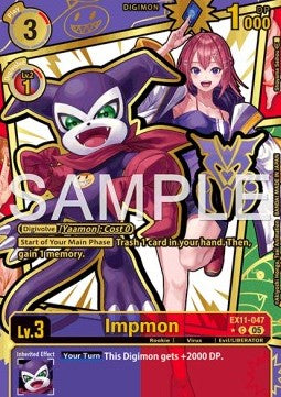 Impmon (EX11-047) (V.2) - Dawn of Liberator (Alternative Art) [EX-11-047]