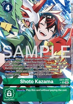 Shoto Kazama (EX11-062) (V.2) - Dawn of Liberator (Alternative Art) [EX-11-062]