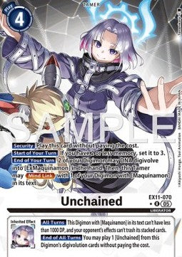 Unchained (EX11-070) (V.2) - Dawn of Liberator (Alternative Art) [EX-11-070]