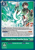 Unique Emblem: Guardian Vortex (EX11-072) (V.1) - Dawn of Liberator (Common) [EX-11-072]