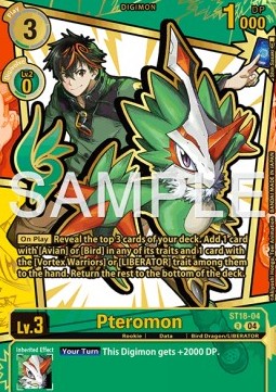 Pteromon (ST18-04) - Dawn of Liberator (Alternative Art) [EX-11-ST18-04]
