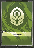 Calm Rune (V.1 - Common) - Spiritforged (Common) [SFD-R02]