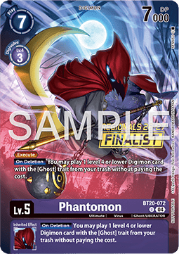 Phantomon (BT20-072) (V.2) - Championship 2026 Promos (Alternative Art) [CP26-BT20-072]
