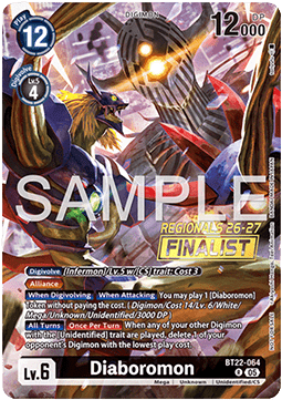 Diaboromon (BT22-064) (V.2) - Championship 2026 Promos (Alternative Art) [CP26-BT22-064]