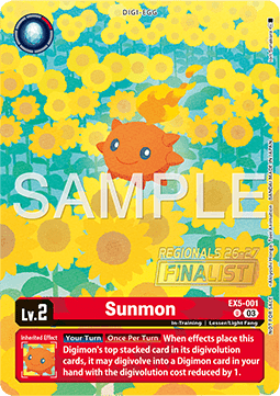 Sunmon (EX5-001) (V.2) - Championship 2026 Promos (Alternative Art) [CP26-EX5-001]