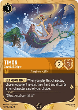 Timon - Snowball Swiper - Promos Year 3 (Promo) [PR3-32]