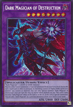 Dark Magician of Destruction (V.1 - Secret Rare) - Maze of Muertos (Secret Rare) [MZMU-011]