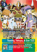 Tommy, Takuya, & Zoe (AD1-020) (V.2) - Digimon Generation (Alternative Art) [AD-01-020]