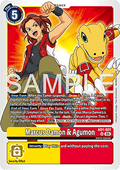 Marcus Damon & Agumon (AD1-021) (V.1) - Digimon Generation (Super Rare) [AD-01-021]