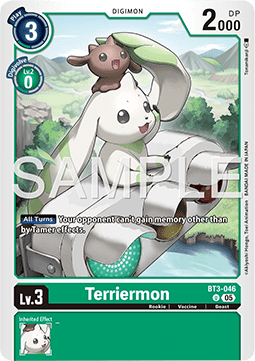 Terriermon (BT3-046) - Digimon Generation (Alternative Art) [AD-01-BT3-046]