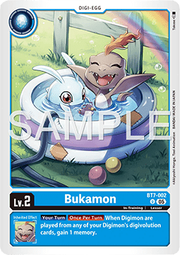 Bukamon (BT7-002) (V.1) - Digimon Generation (Alternative Art) [AD-01-BT7-002]