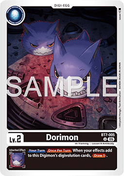 Dorimon (BT7-005) (V.1) - Digimon Generation (Alternative Art) [AD-01-BT7-005]