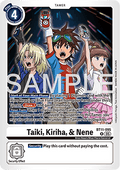Taiki, Kiriha, & Nene (BT11-095) (V.1) - Digimon Generation (Alternative Art) [AD-01-BT11-095]