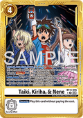 Taiki, Kiriha, & Nene (BT11-095) (V.2) - Digimon Generation (Alternative Art) [AD-01-BT11-095]