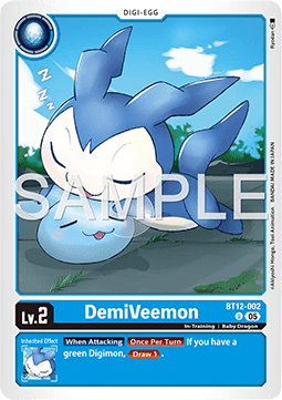 DemiVeemon (BT12-002) (V.1) - Digimon Generation (Alternative Art) [AD-01-BT12-002]