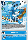 Veemon (BT12-021) (V.1) - Digimon Generation (Alternative Art) [AD-01-BT12-021]