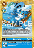 Veemon (BT12-021) (V.2) - Digimon Generation (Alternative Art) [AD-01-BT12-021]