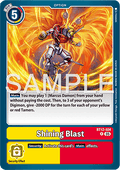 Shining Blast (BT12-104) - Digimon Generation (Alternative Art) [AD-01-BT12-104]