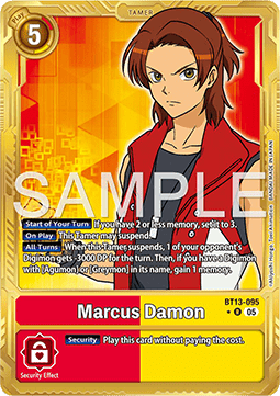 Marcus Damon (BT13-095) (V.2) - Digimon Generation (Alternative Art) [AD-01-BT13-095]