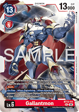 Gallantmon (BT13-111) (V.1) - Digimon Generation (Alternative Art) [AD-01-BT13-111]